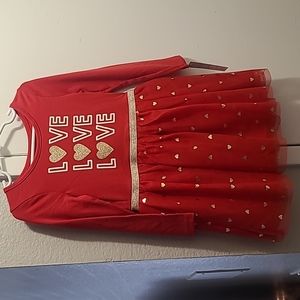 Red children's dress
